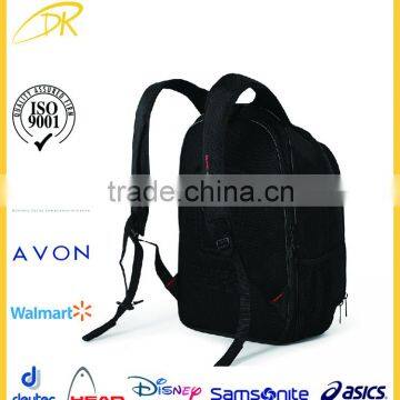 Factory Top Selling polyester black Laptop Backpack