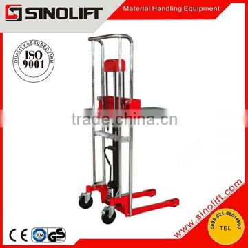 2015 SINOLIFT TF High Lift Hand Mini Stacker with Standard Platform or Optional Fixed Forks