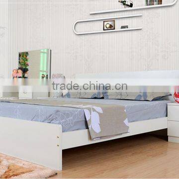 NOAHSION Melamine And Solid Wood Double Bed With Easy Style