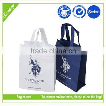 Stitched Oem Custom Reuseable Non-woven Shopping Bag,eco friendly no woven bag