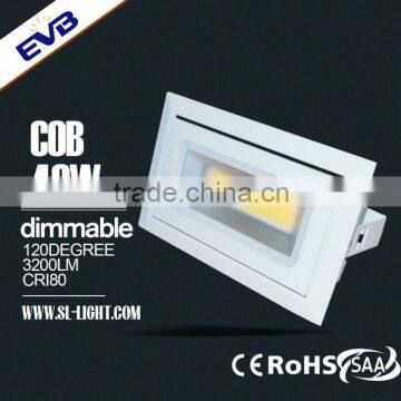 COB led shop light 40w for clothing store