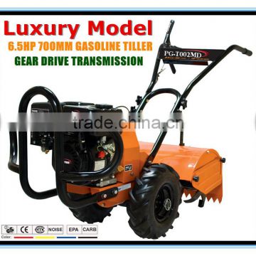 6.5HP Luxury Gasoline Garden Used Power Tiller/farm machine cultivator weeder