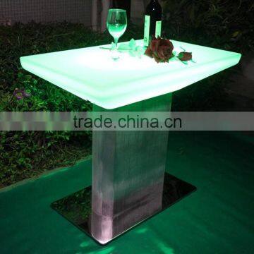 European fashion cocktail table furniture outdoor glow coffee table