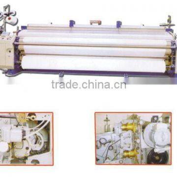 190Single pump 2-nozzle Plain shedding water jet loom with Electronic weft feeder for sale in qingdao