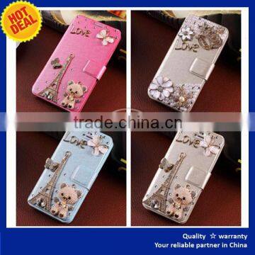 leather case for oppo mirror 5 sparkle series leather case china supplier