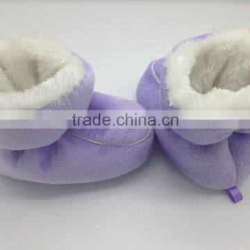 Soft Sole Purple Baby Booties Baby Snow Boots Shoes photo-3
