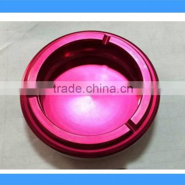 DCA009131PNK Hot sale pink color aluminum round ashtray, aluminum ashtray, cigarette ashtray