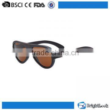 High quality wooden sunglasses bamboo recycled skateboard wood sunglasses