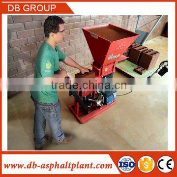 Europe India Africa Mexico popular small interlock clay soil brick machine