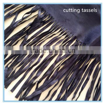 High quality garment material 4 way knitting suede fabric