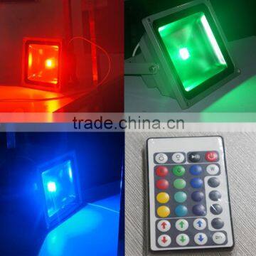 Decoration Outdoor Professional 20W RGB LED Floodlight sencoral