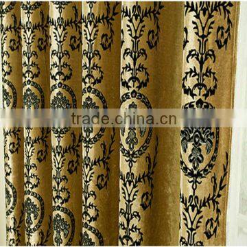 flock curtain fabric