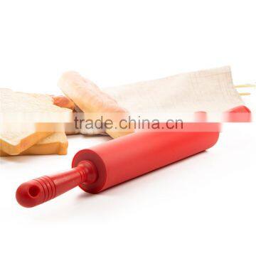 Kitchen Baking Tool Mini Flour Dough Novelty Fondant Silicone Rolling Pin photo-3