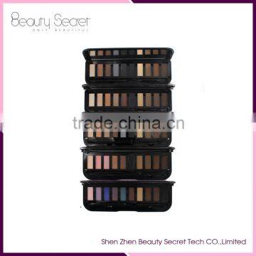 4 color blusher makeup palette and 6 color eye shadow