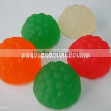 HACCP/ISO Hot Sell Red Ball Candy Fruit Flavor Gummy Candy photo-5