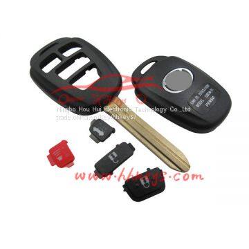 Remote Key Shell for Toyota 3+1 Button Case Fob Cover Blank With Toy43 Blade and Red Speak Button photo-4