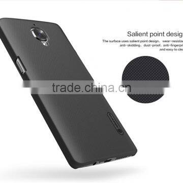 2016 ORIGINAL Nillkin Super Frosted Shield Case Back Cover For OnePlus 3 High Quality BACK COVER FREE LCD PROTECTOR INSIDE photo-5