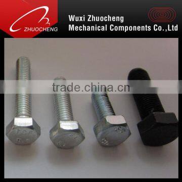 galvanized grade8.8 grade4.8 din933 din931 hex bolt