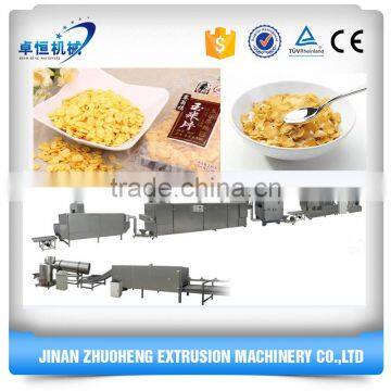 Automatic twin screw cereal breakfast corn flakes production line/ machinery