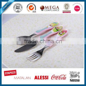 New Products Stainless Steel Cute 3PCS Cutlery Set