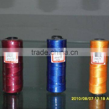 red blue and white fishing net rope and twine