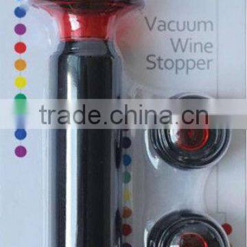 Wine Bottle Vacuum Sealer pump with 2 stopper in Blister from original manufacture
