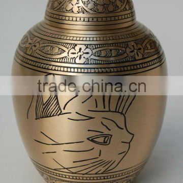 Brass Pet Cremation Urns - 7290