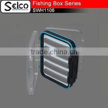 SWH1106 12.5*10*4.5cm Plastic Fly lure fishing box