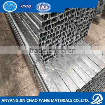 SS400 Slotted Steel Profiles 75*40*16*3 for Solar Constructions