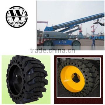 china tyre manufacturer 17.5-25 otr solid Tires/skid steer tyre (WRST series), with low price