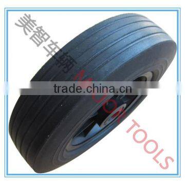 10x2 Solid Rubber Wheel With Plastic Rim photo-2