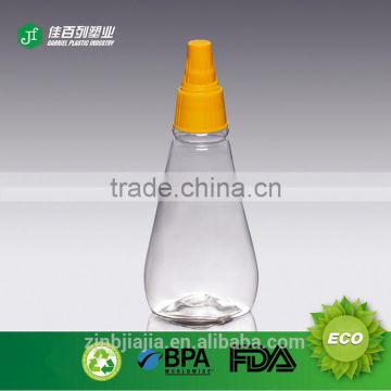 16oz factory supplier PP material food grade clear soil sauce bottle