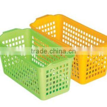 hot sale square plastic storage/ fruit basket