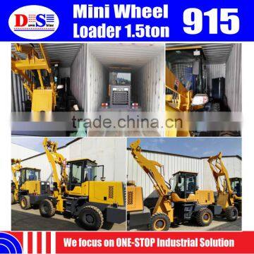 Hot Sale Wheel Loader in Europe 1500kg With CE - Chinese Wheel Loader ZLY915 Mini Front Loader photo-4