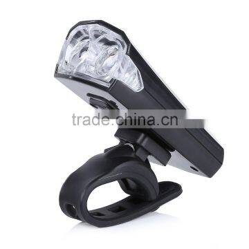 Bicycle Cycling 2 LEDs Safety USB Rechargeable Water Resistant Bright Front Head Light Bike Accessories photo-3