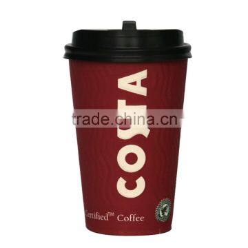 Cold Drinks Use Disposable Paper Cup With Dome Flat Lids photo-6