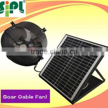 vent goods fans solar attic fan with bettery system 60W wall fan