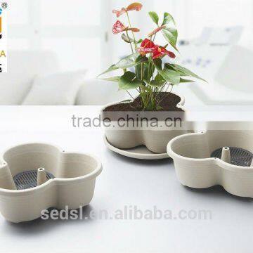 Hot Sale Self-watering Stackable Plastic Garden Planters and Pots photo-3