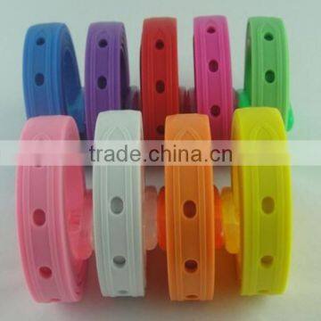 HOT SALE COLORFUL SILICONE BELT, RUBBER LADY BELT, ADULT BELT