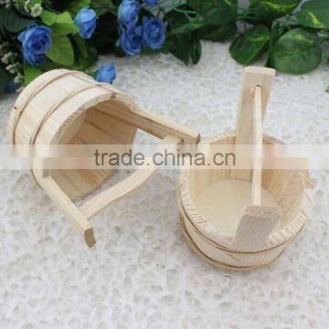 Custom Made Small Wooden Rice Bucket photo-4