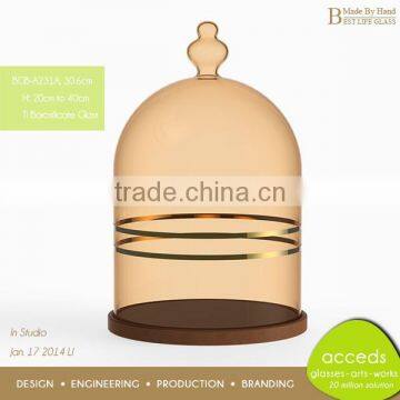 Hand Blown Ti-Borosilicate Glass Storage Jar For Food photo-5