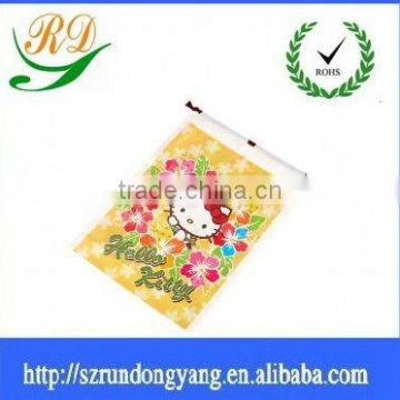 CPE grind arenaceous Plastic Drawstring Packaging Bags