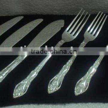 Silver Plated Brass Embossed Cutlery Set, Novelty Cutlery Set, Elegant Cutlery Set, Fancy Cutlery Set, Catering Supplies photo-6