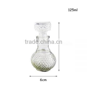 Mini Glass Rum Bottle With Cork Stopper TY44 photo-2