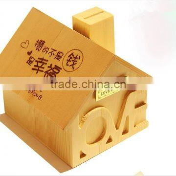 Love House Wooden Money Saving Box photo-2