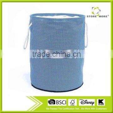 Modern Cotton Rope Hand Solid Waterproof Laundry Basket With Handles photo-3