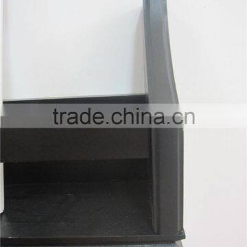 Black Wooden Decorative Floating Wall Shelf photo-5