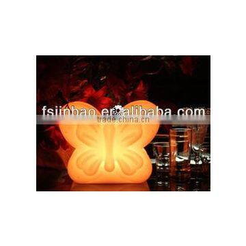 Illuminated Remote Control Small Led Butterfly Plastic Lamp