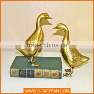 promotional electroplating golden duck statue