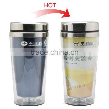 Factory Sale 16oz Double Wall Stainless Steel Travel Mug for Promotion photo-3